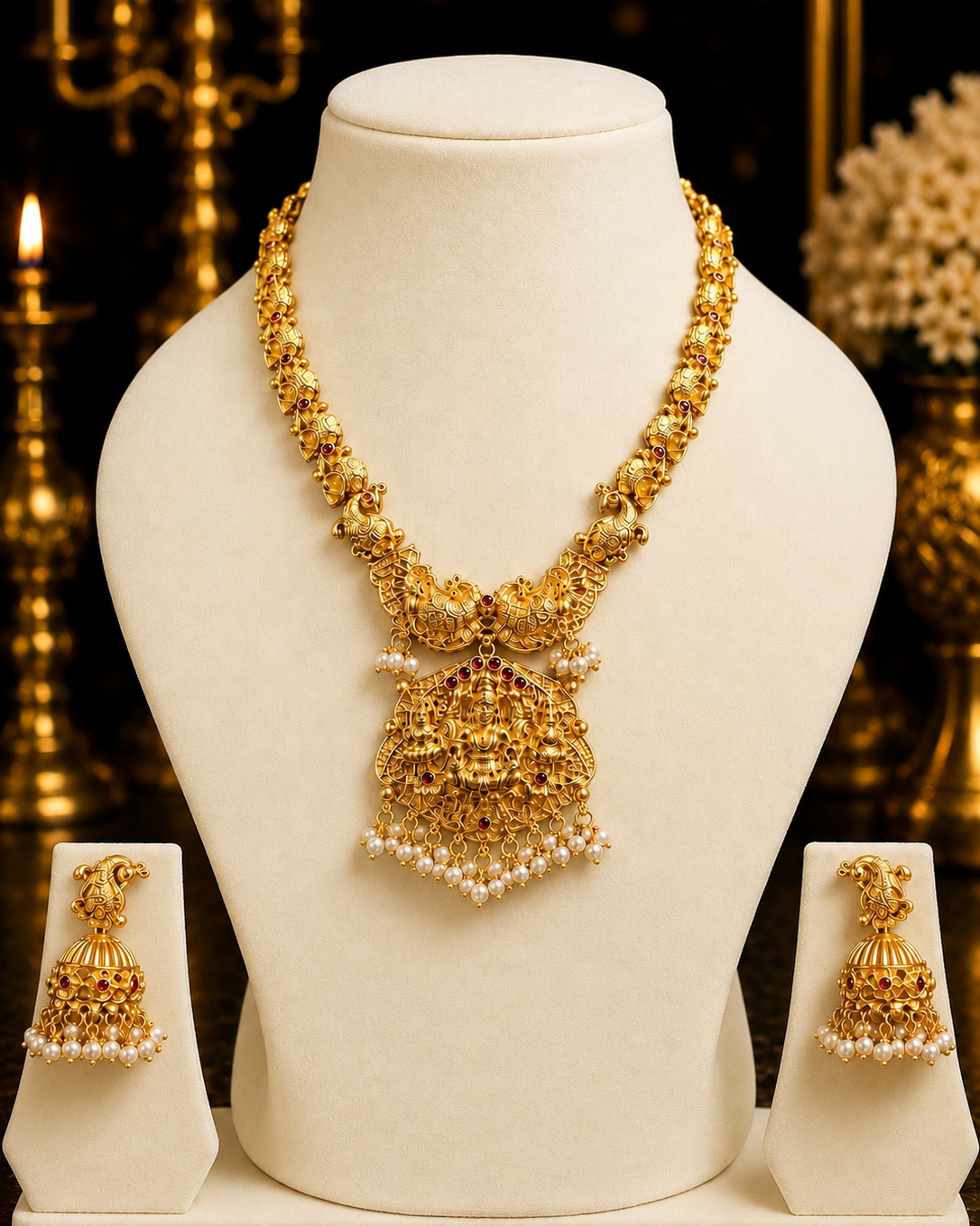 Aurikala Laxmi Vaibhav Pendant Set