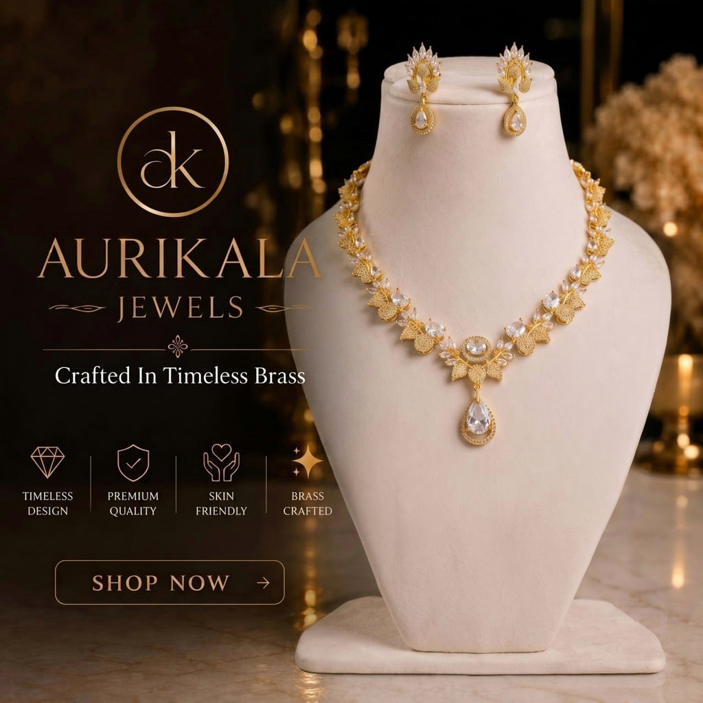 Aurikala Luna Bloom necklace Set