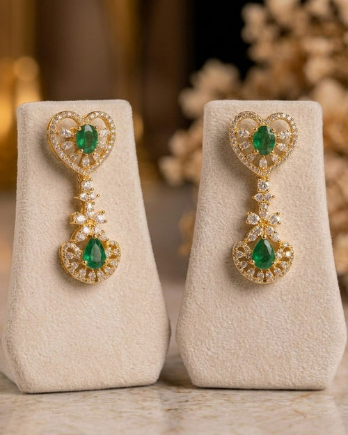 Aurikala Emerald Noor Necklace Set