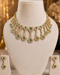 Aurikala Emerald Noor Necklace Set