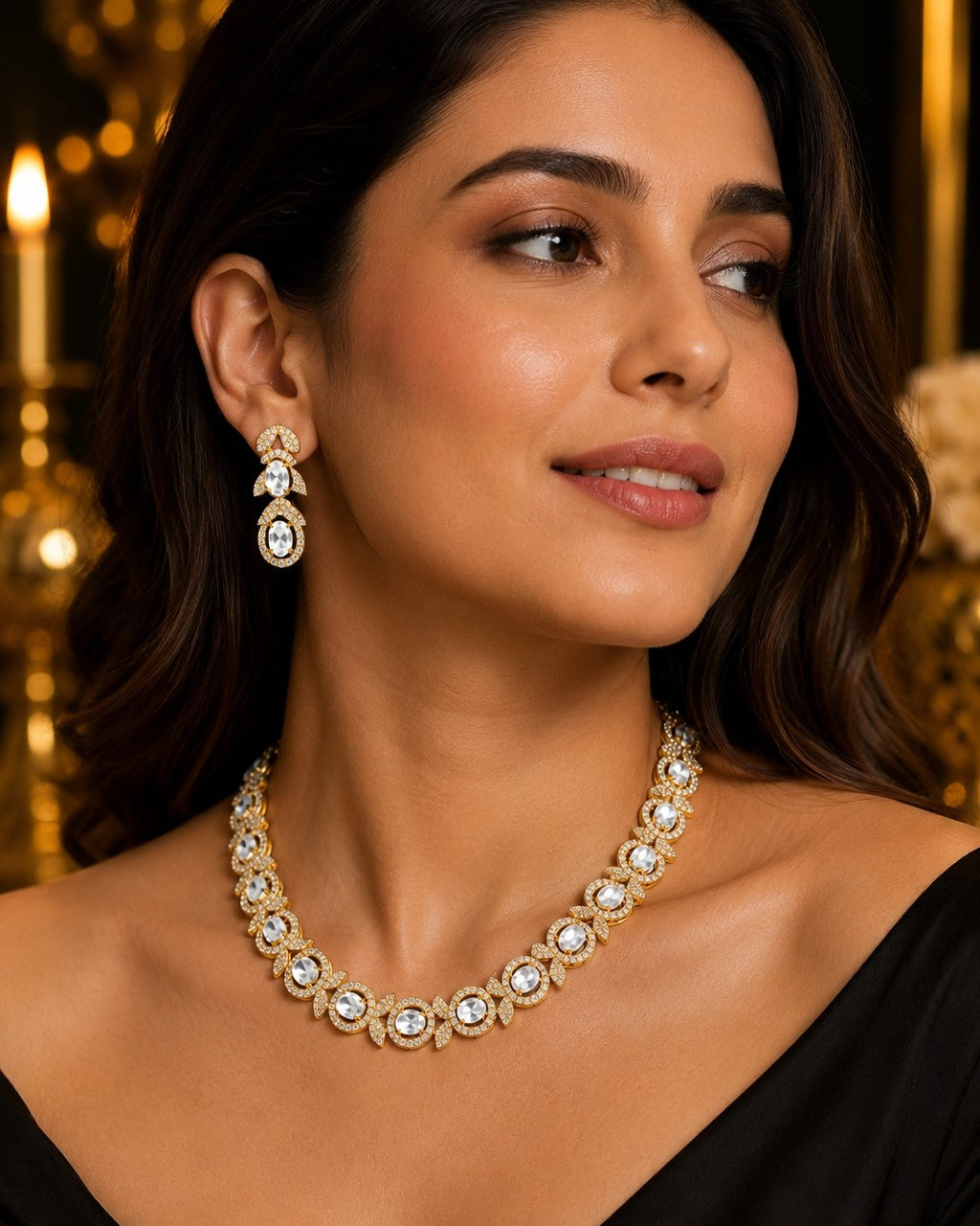 Aurikala Imperial Oval Necklace Set